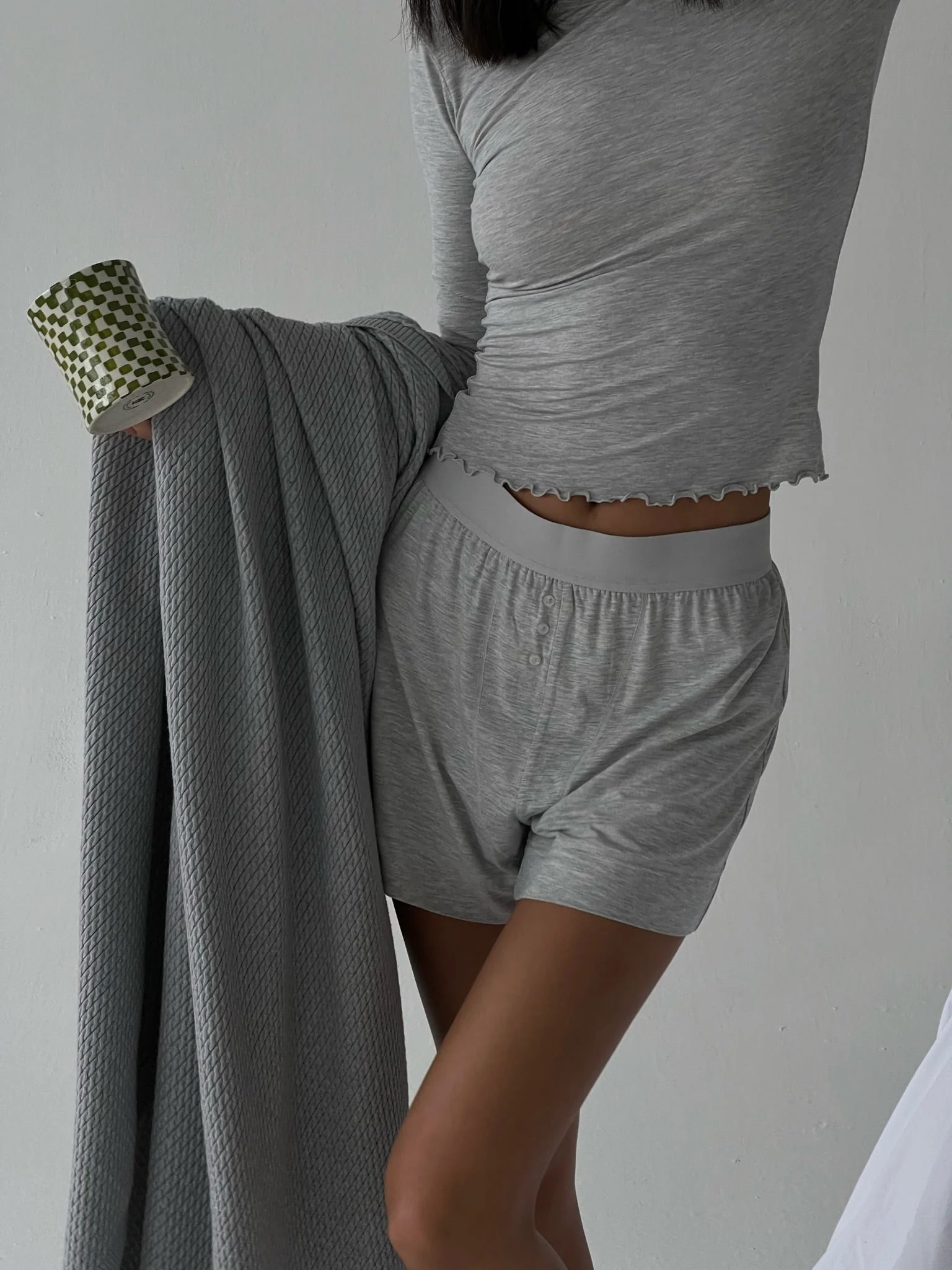 Boxer Short | Heather Grey - Image 2
