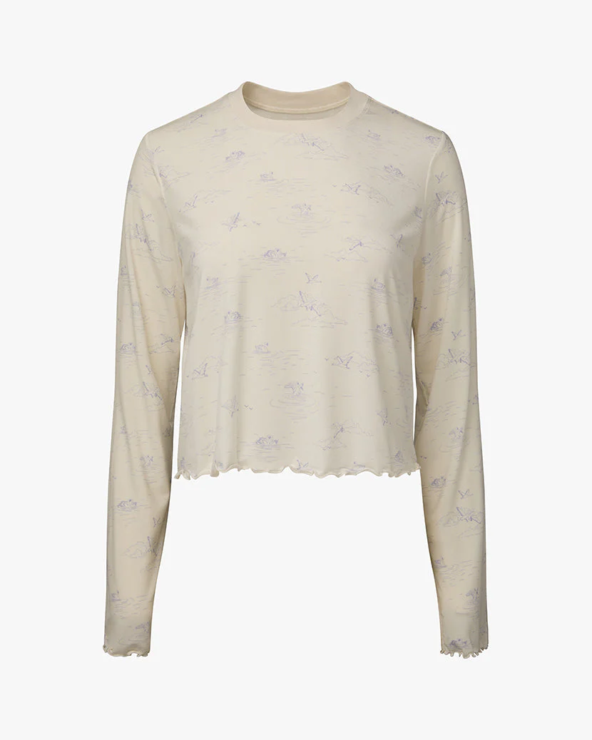 Boxy Crewneck Top | Ivory - Image 2