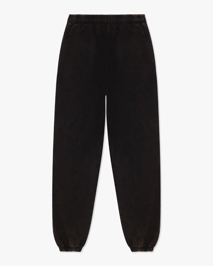 Boyfriend Acid Wash Joggers | Black - Image 2