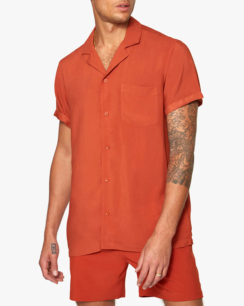 Boyfriend Shirt | Rust - Image 4