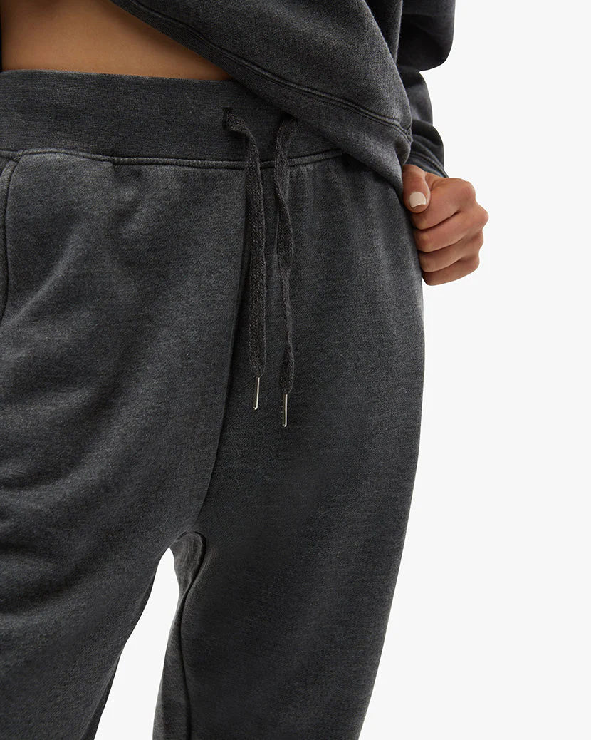 Burnout Fleece Jogger | Black - Image 6