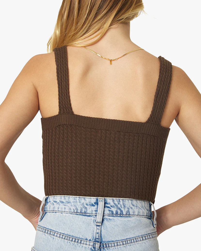 Cable Knit Corset | Sepia - Image 4