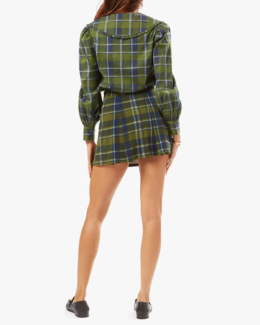 Classic Plaid Tennis Skirt | Basil - Image 6
