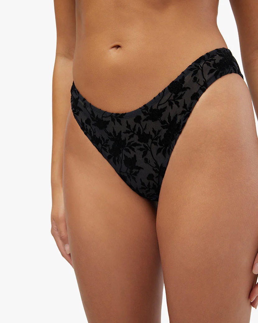Classic Scoop Bikini Bottom | Black (V2) - Image 4