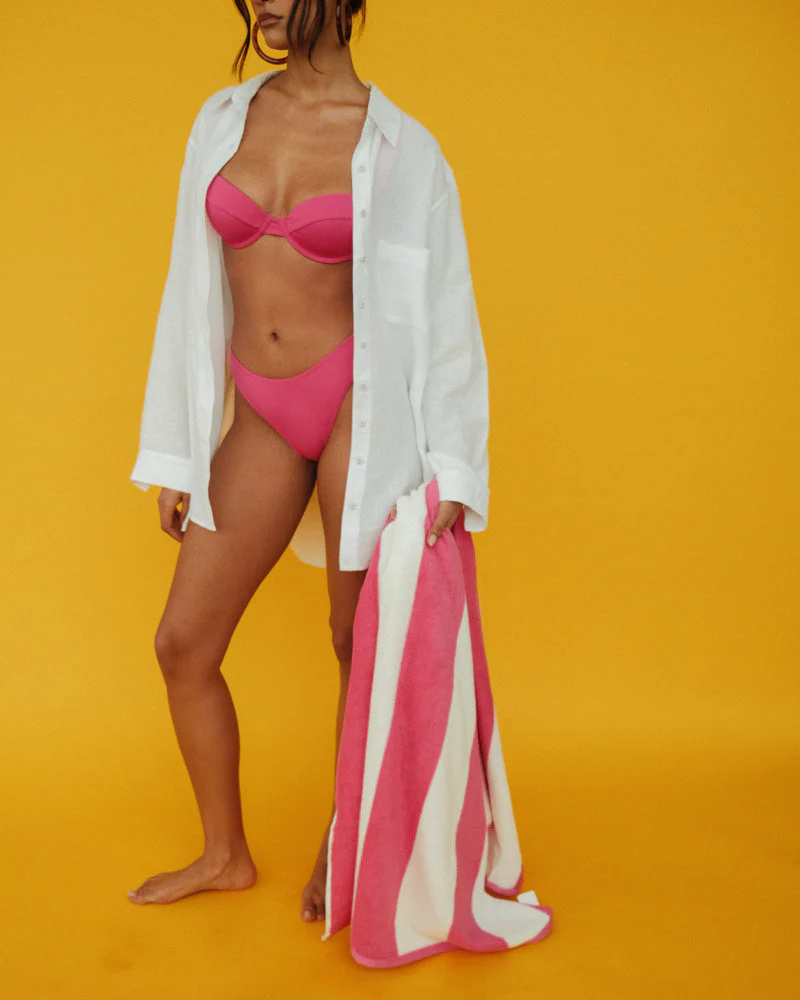 Classic Scoop Bikini Bottom | Magenta - Image 3