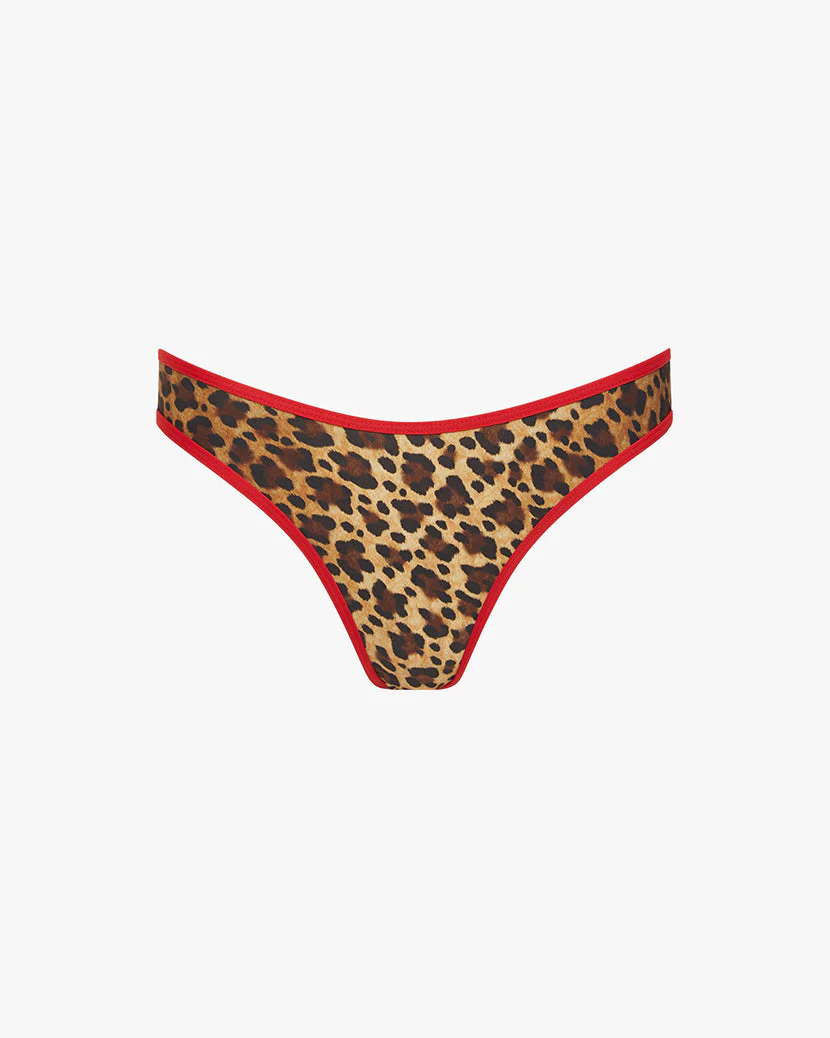 Classic Scoop Bottom | Light Brown x Scarlet - Image 2