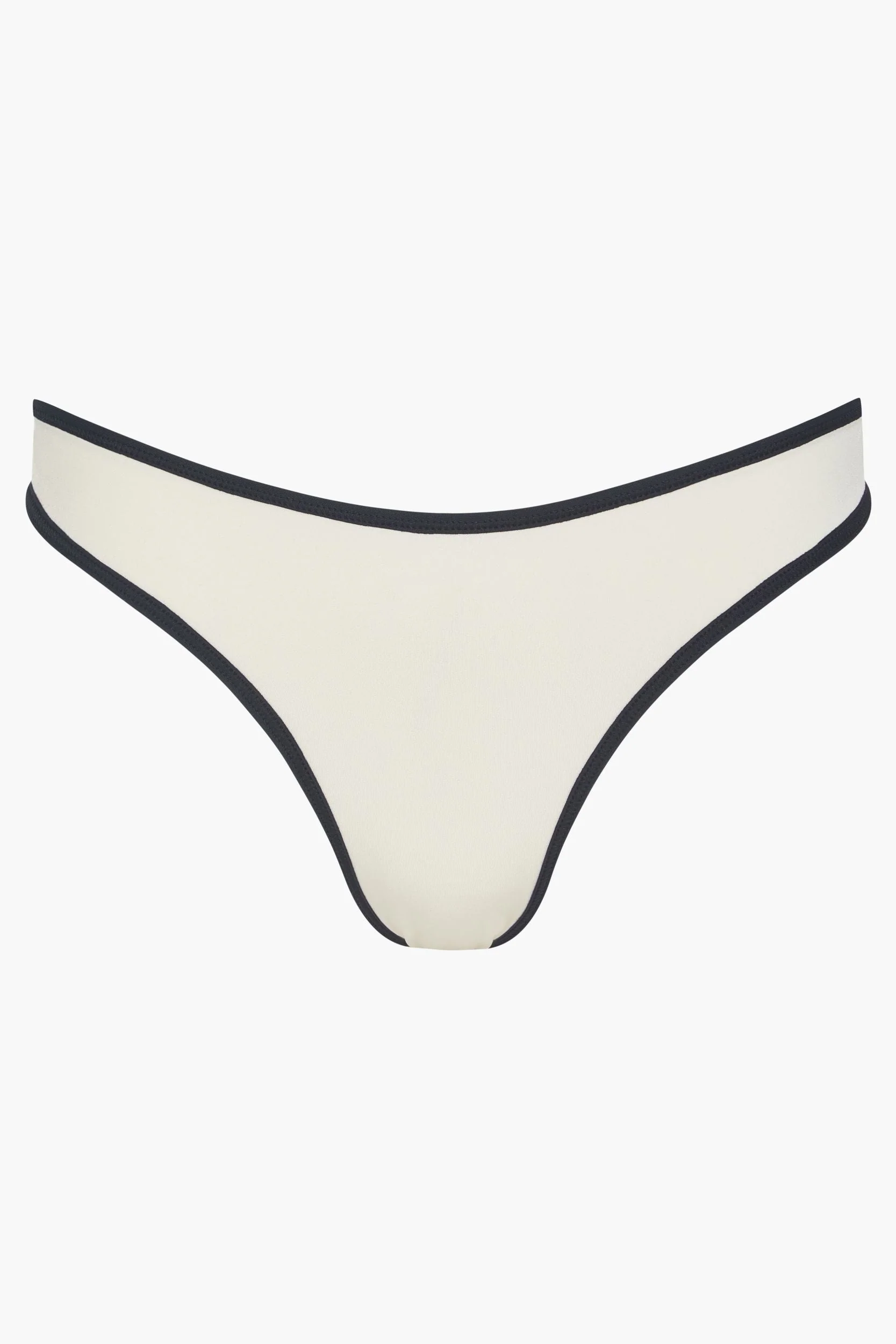 Classic Scoop Bottom | Off White x Black - Image 2