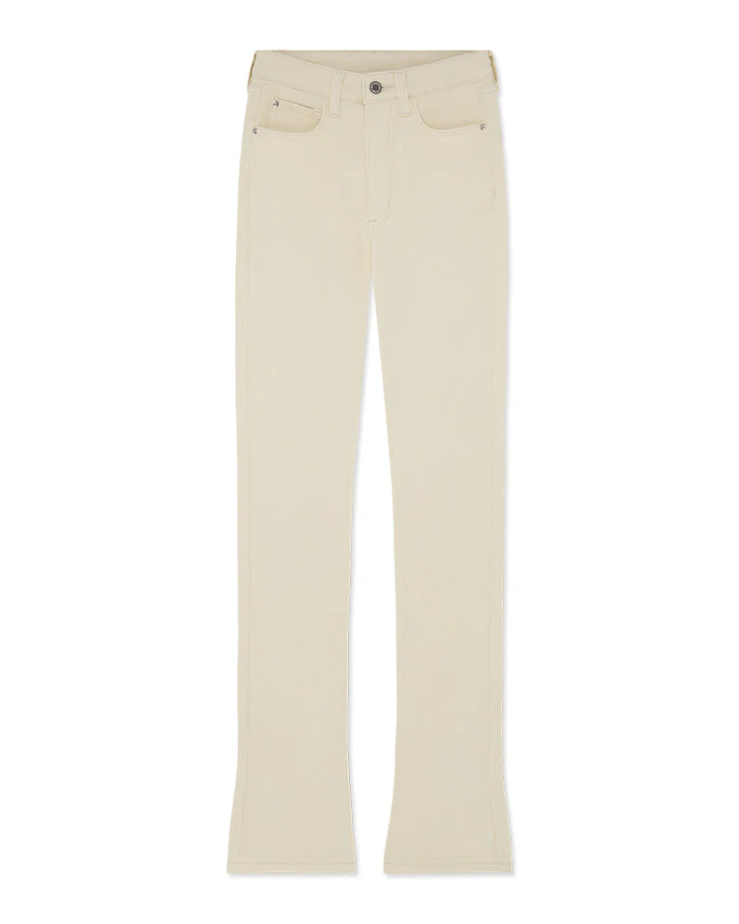 Coated Icon Stretch Twill Denim Jean | Ivory - Image 2