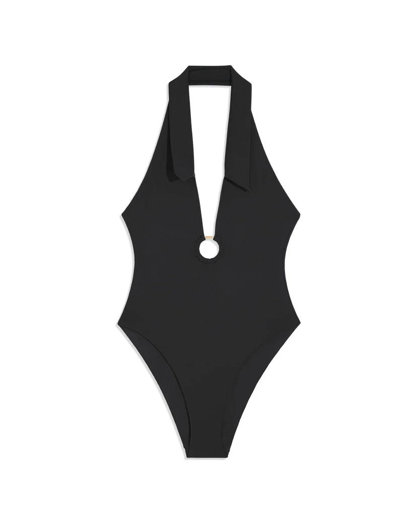 Collar One Piece | Black - Image 2