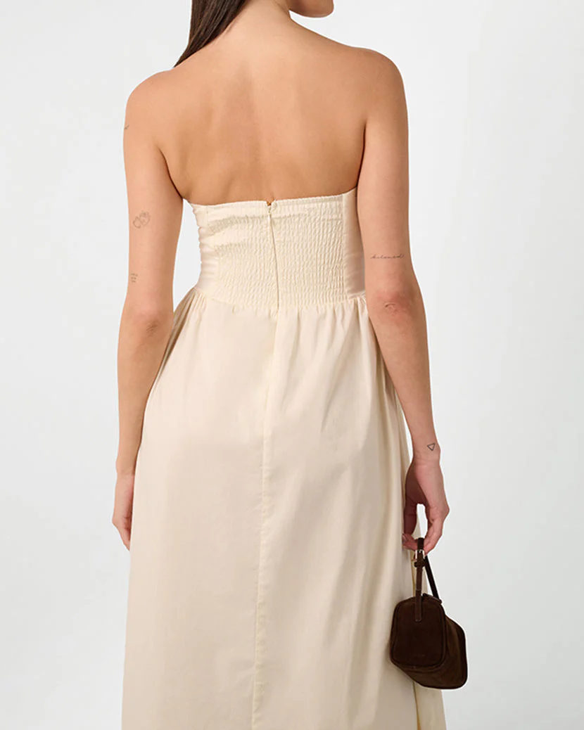Corset Maxi Dress | Ivory - Image 5