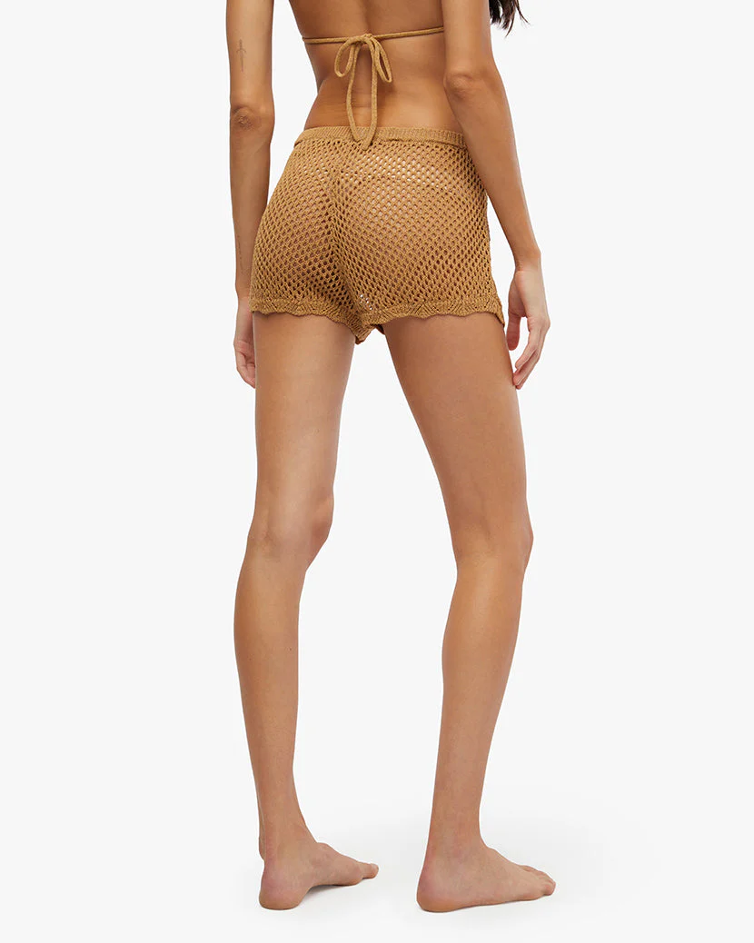 Crochet Booty Short | Suede - Image 4