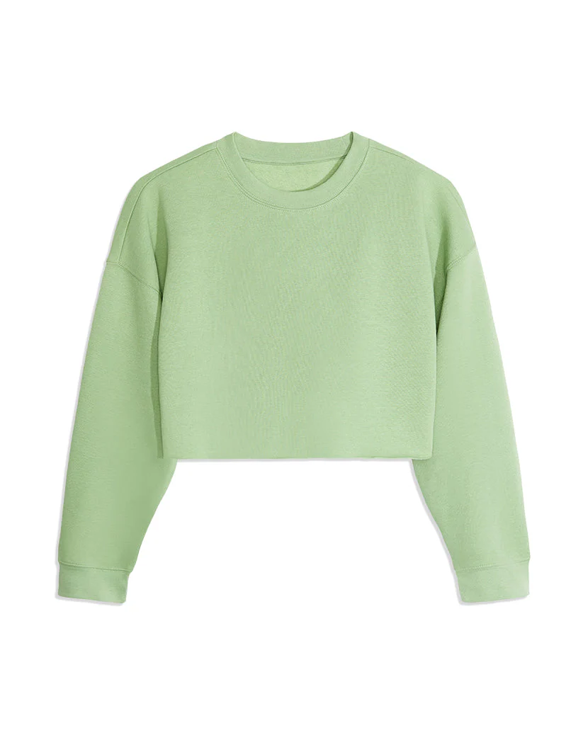 Cropped Sweatshirt | Fair Green - Image 4