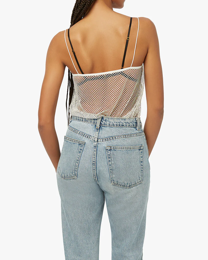 Crystal Mesh Cami | White - Image 4