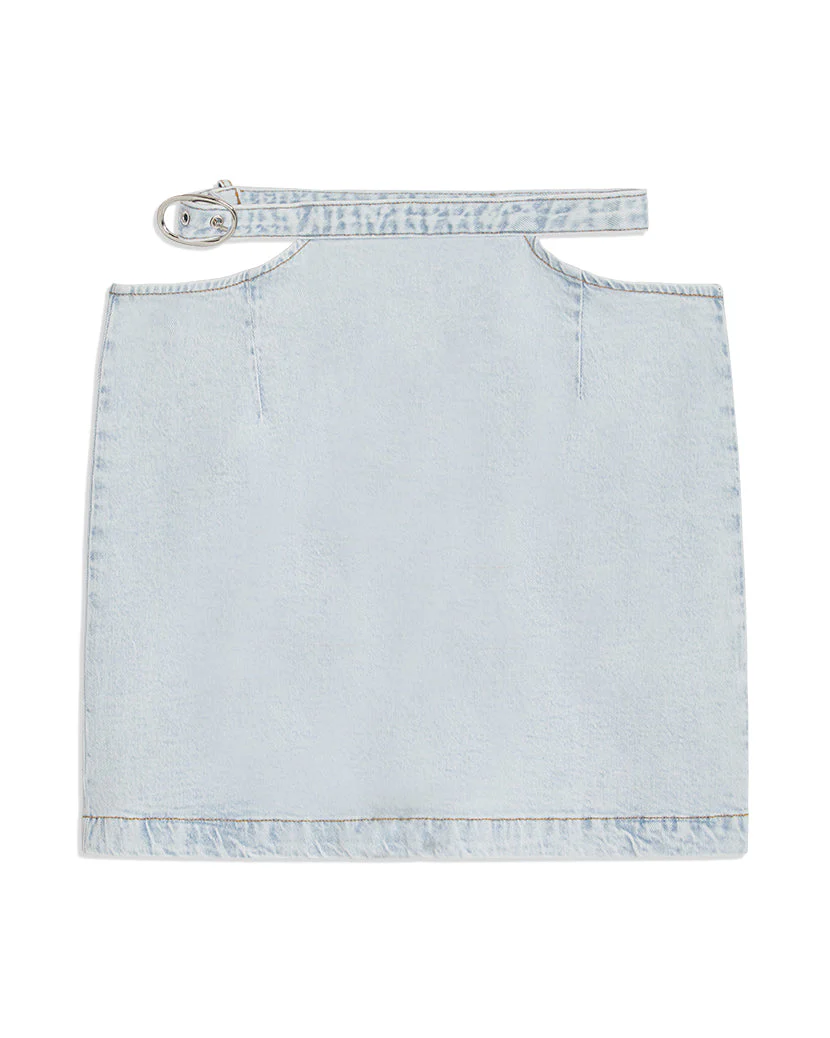 Cut Out Indigo Comfort Skirt | Super Light - Image 2