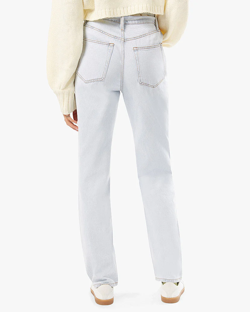 Cut Out Straight Leg Indigo Denim Jean | Super Blue - Image 4