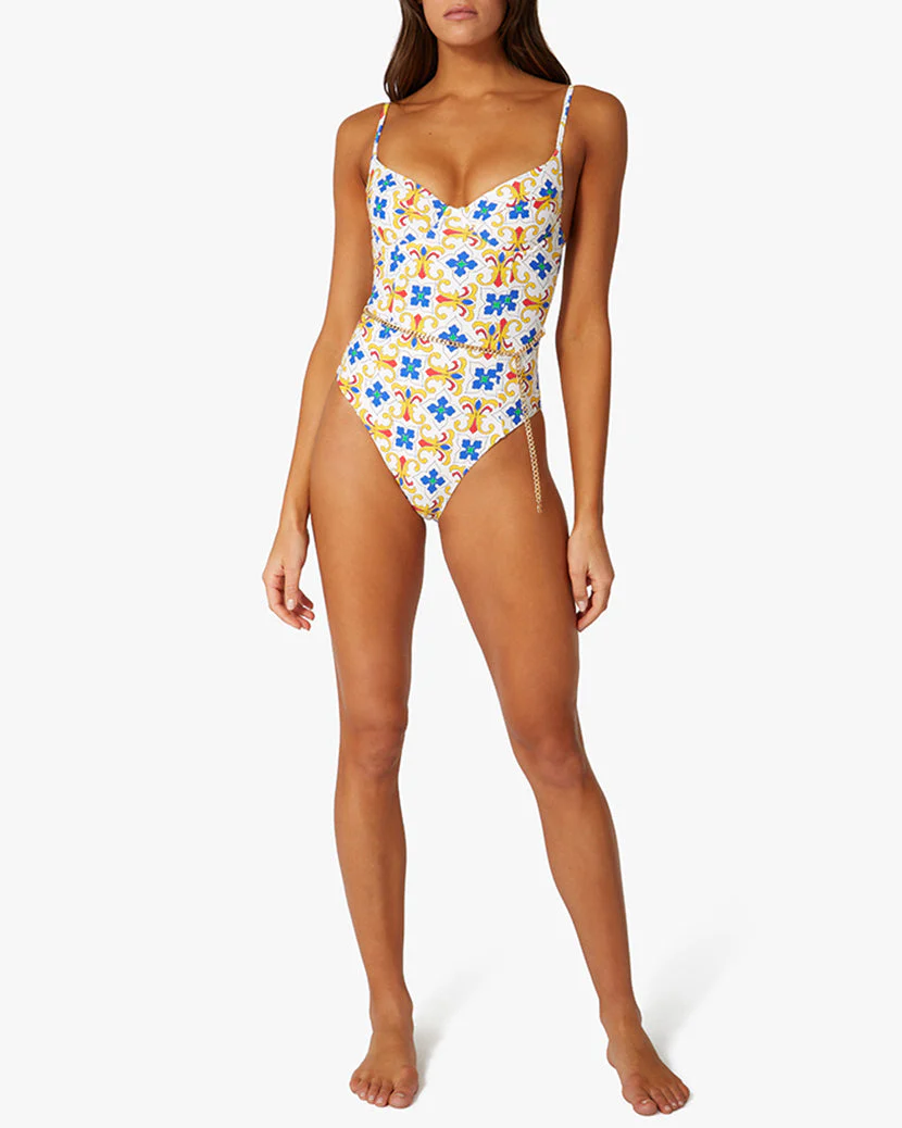 Danielle One Piece | Pearl Multi Tile - Image 4