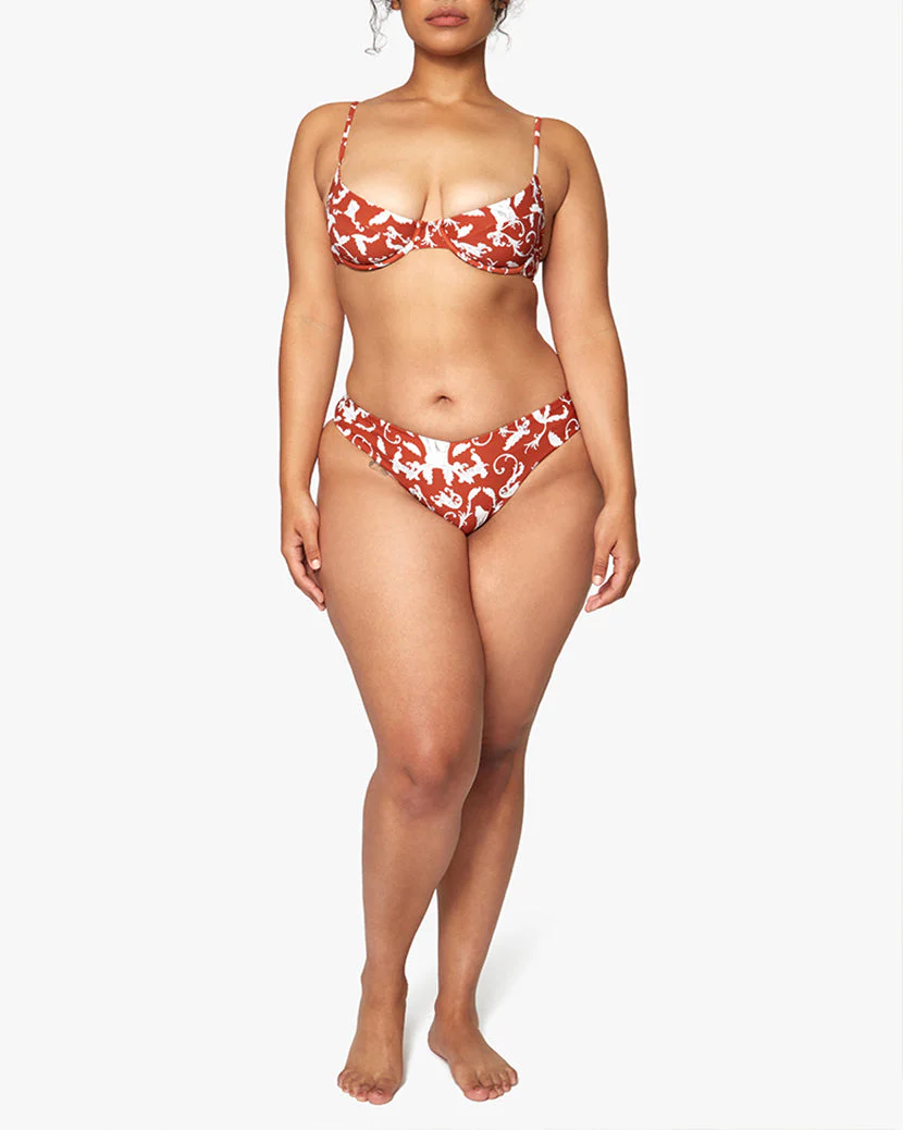 Delilah Statues Bikini Bottom | Rust Multi - Image 5