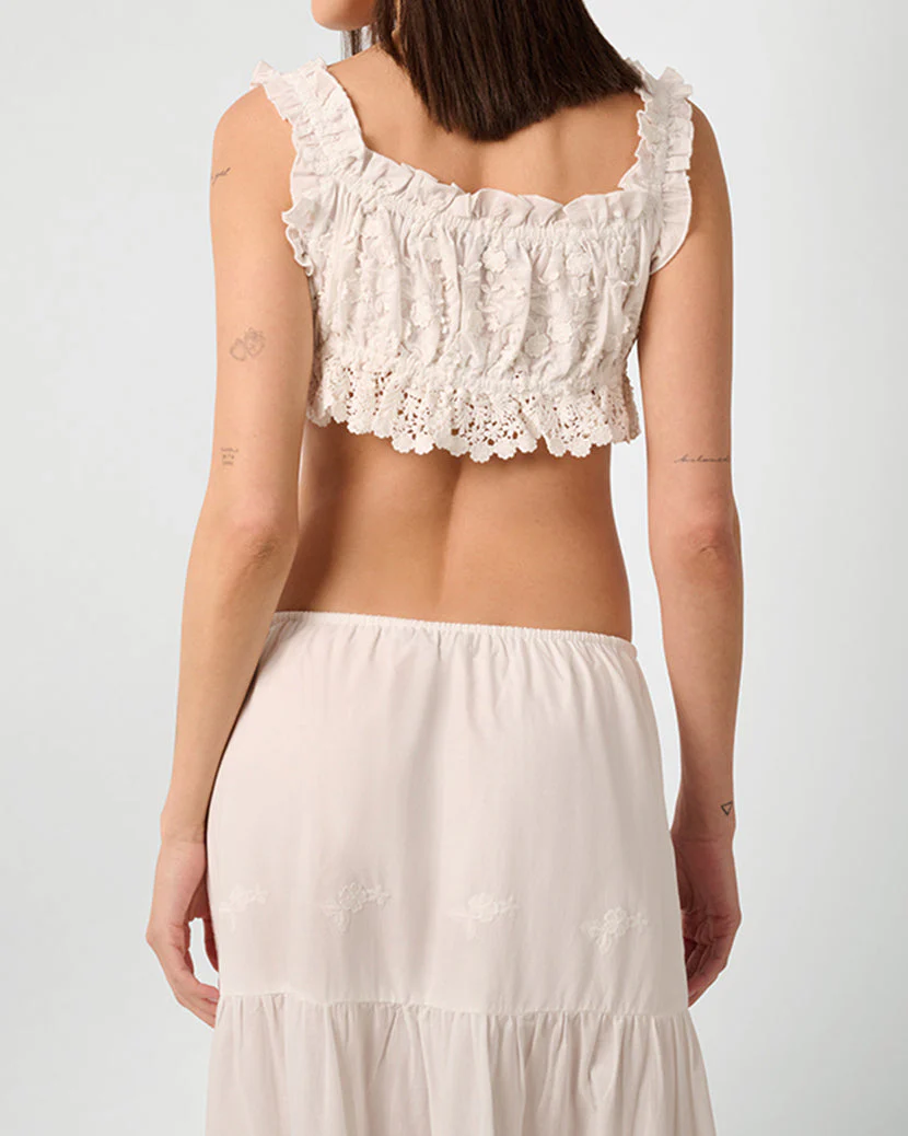 Double Tie Top | Ivory - Image 5