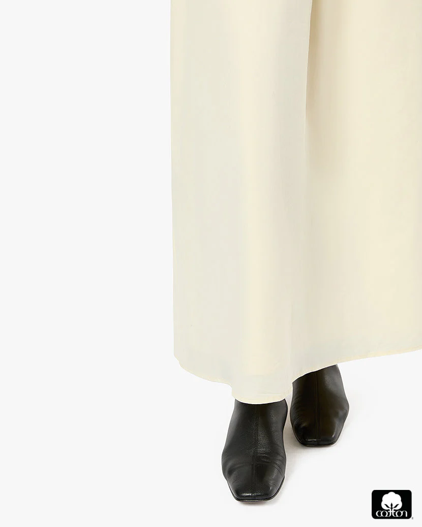 Drop Waist Maxi Dress | Ivory - Image 6