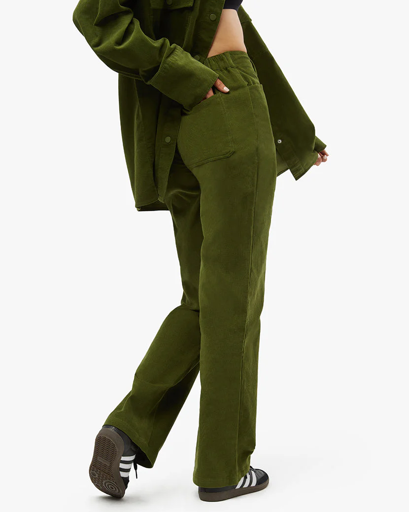 Elastic Back Corduroy Pant | Basil - Image 3