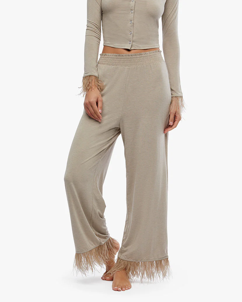 Feather Pull-On Pant | Heather Doe