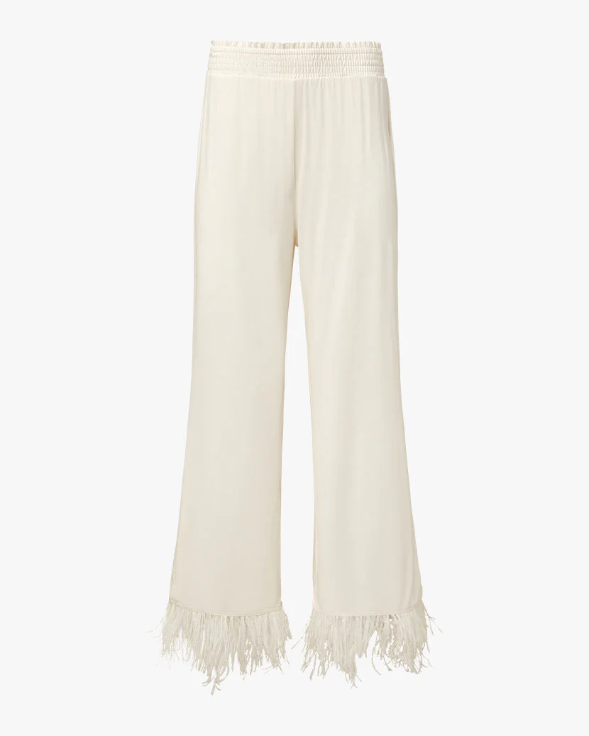 Feather Pull-On Pant | Ivory - Image 3