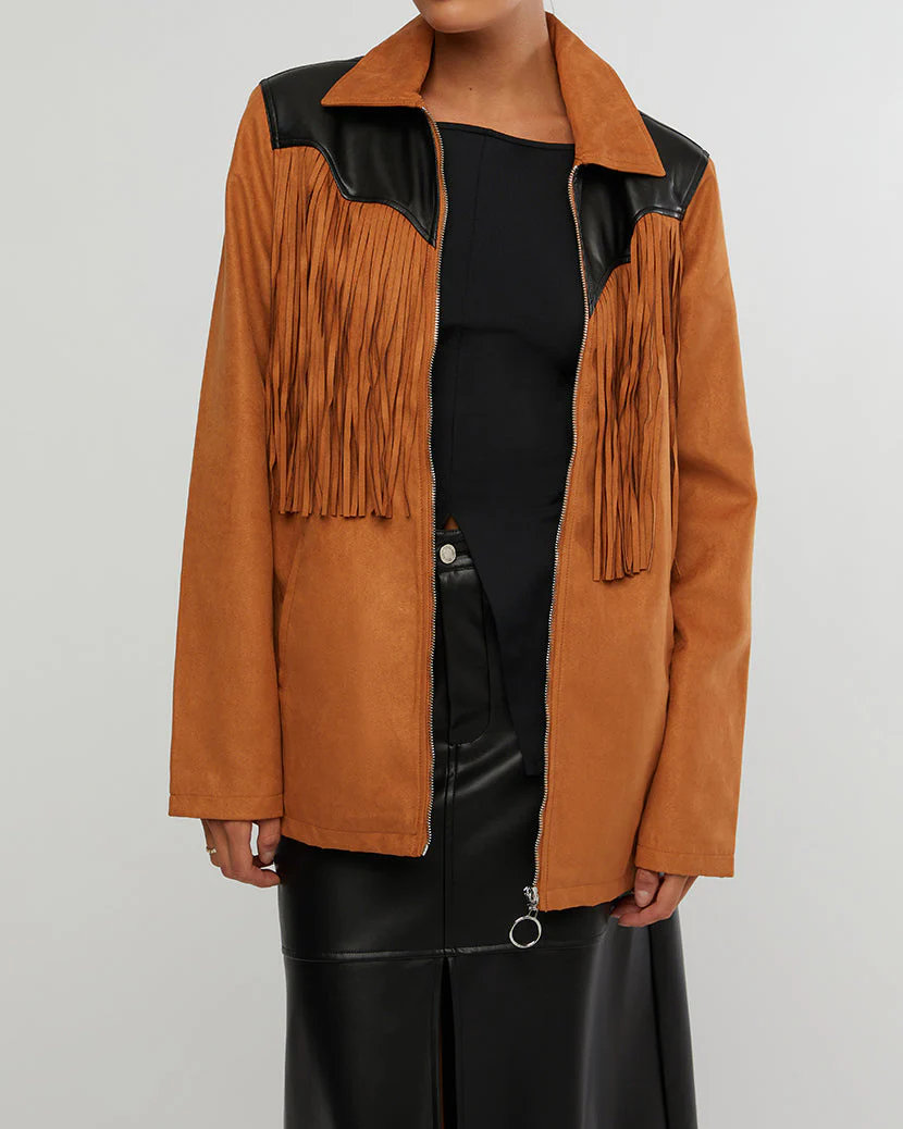 Fringe Jacket | Acorn