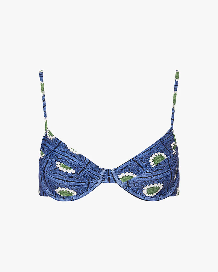 Full Coverage Underwire Bikini Top | Midnight Blue - Image 3