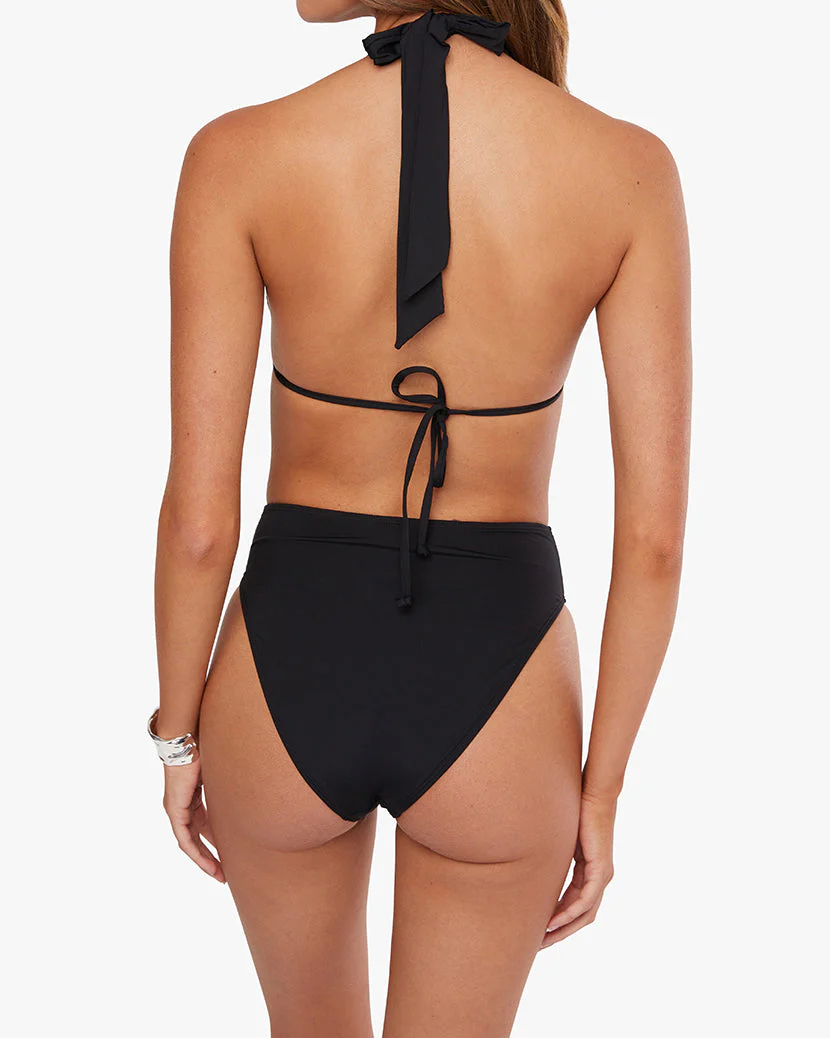 Halter Bikini Top | Black (V3) - Image 5