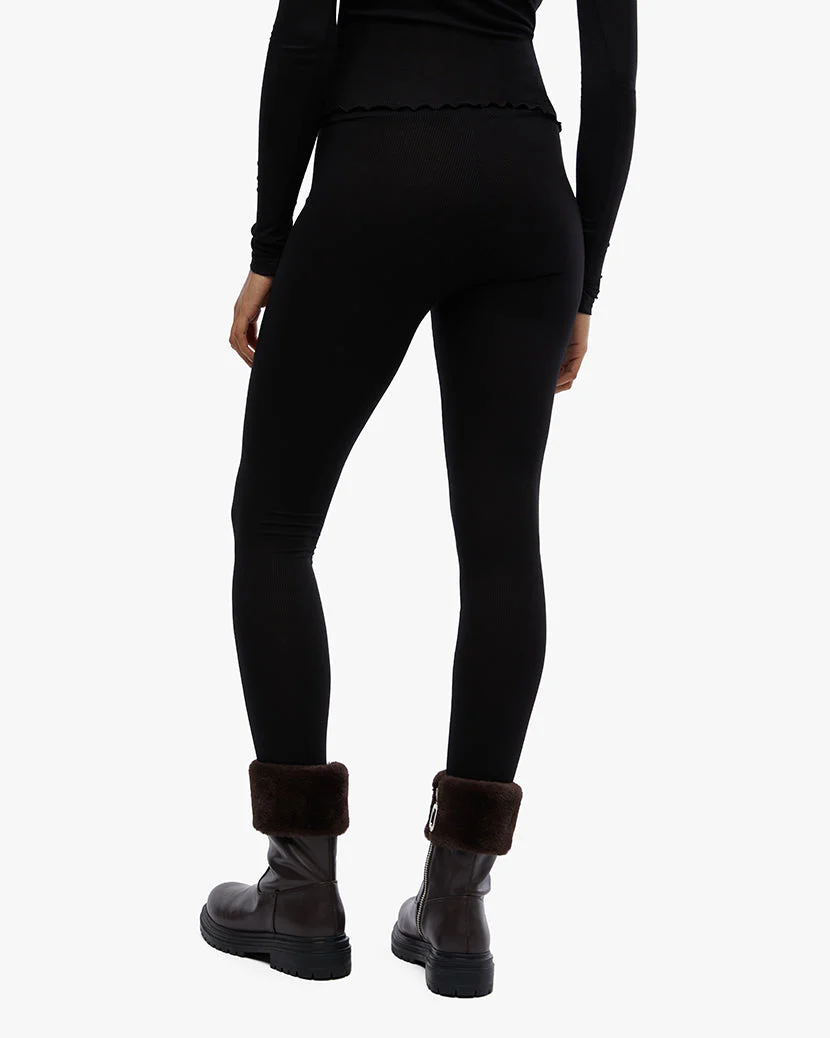Henley Legging | Black - Image 5