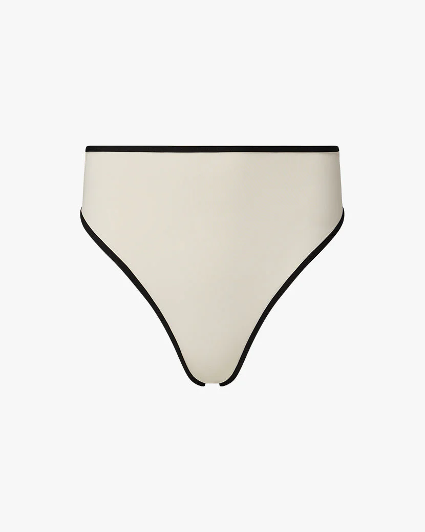 High Rise Bottom | Off White x Black - Image 2