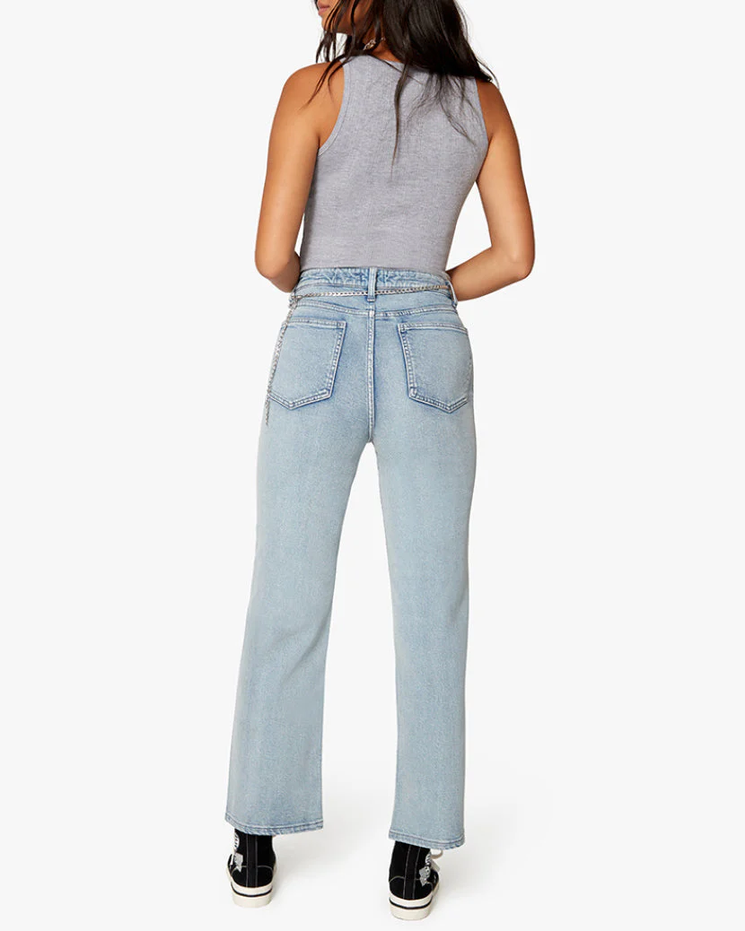 High Rise Dad Stretch Denim Jean | Light Vintage - Image 5