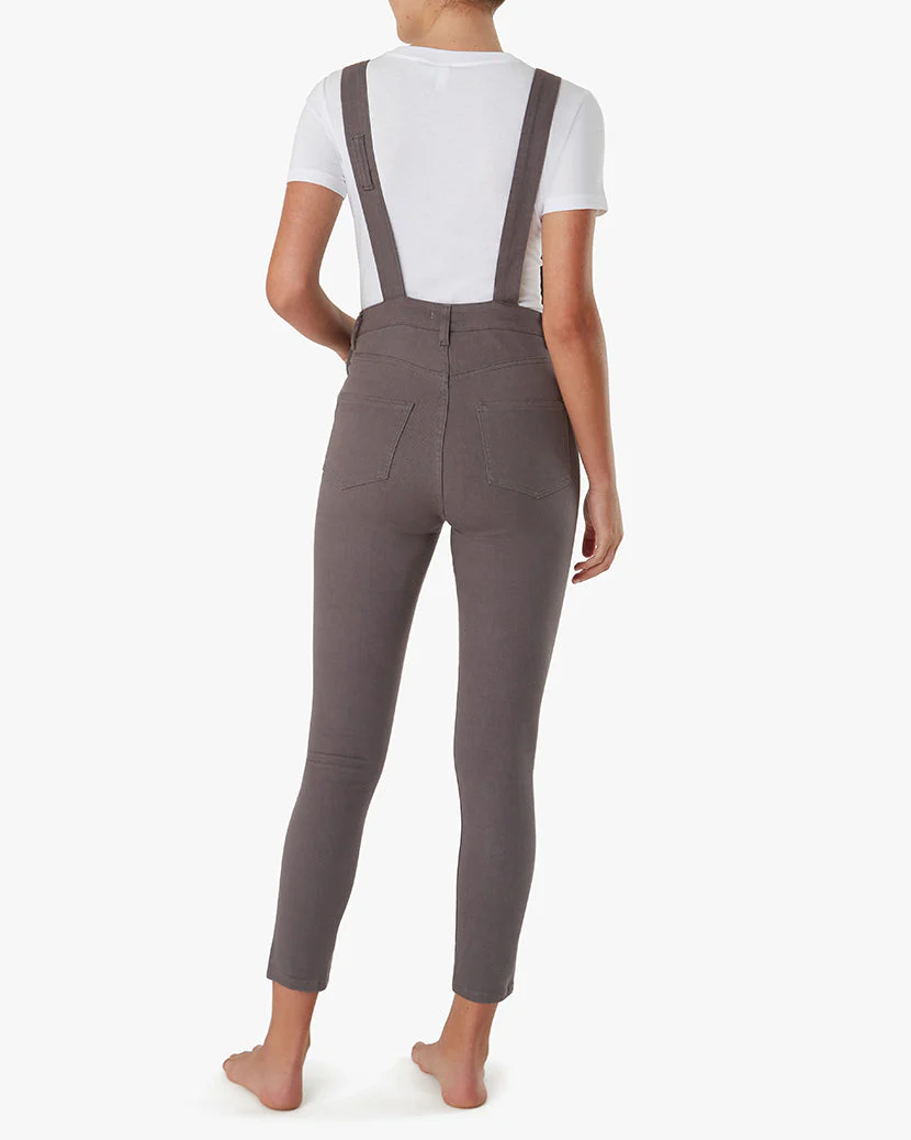 High-Rise Skinny Denim Overalls | True Blue - Image 7