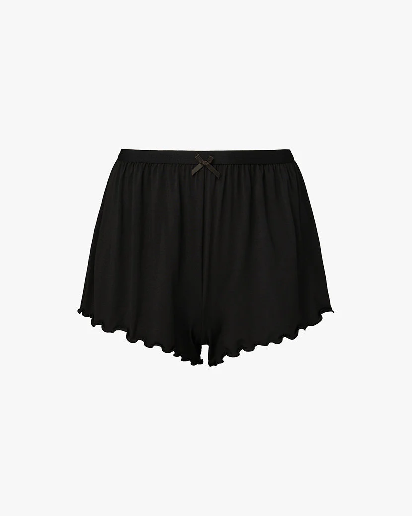 High Rise Sleep Short | Black - Image 2