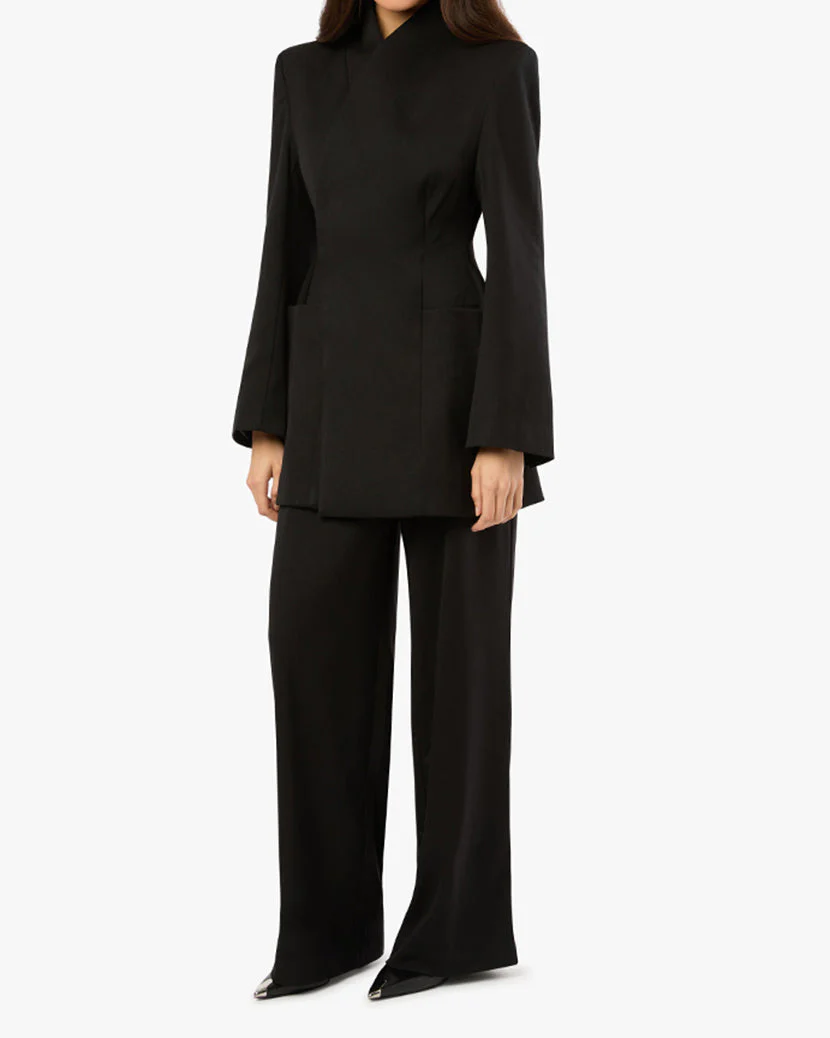 Hour Glass Blazer Jacket | Black - Image 3