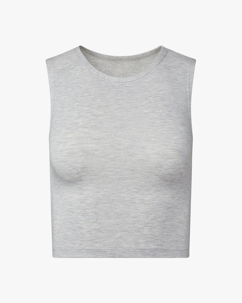 Jersey Muscle Tank | Heather Grey - Image 2