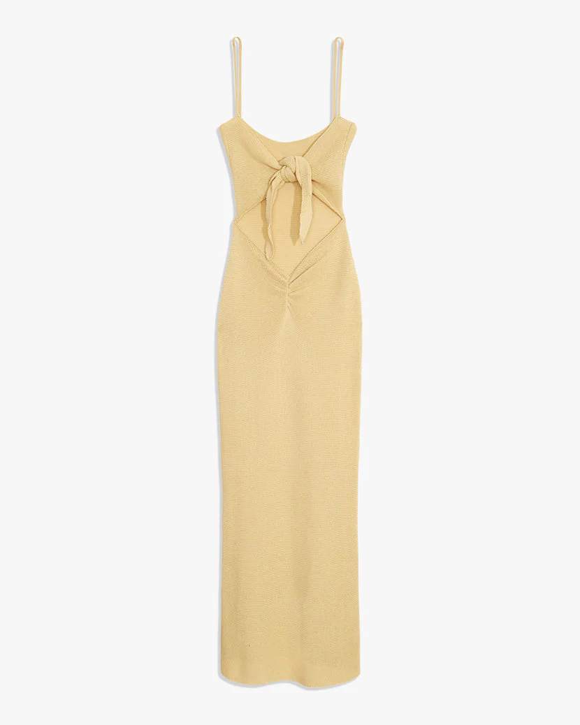 Knotted Sweater Maxi Dress | Taupe - Image 2
