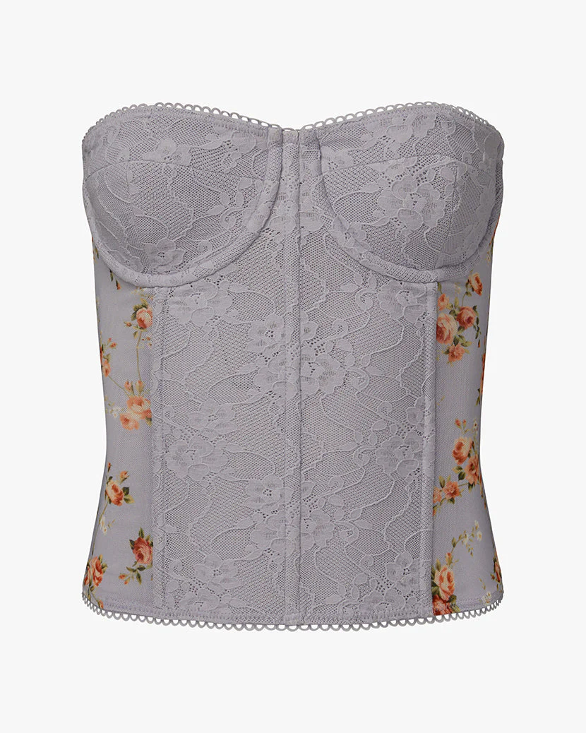 Lace Corset | Icelandic Blue - Image 2