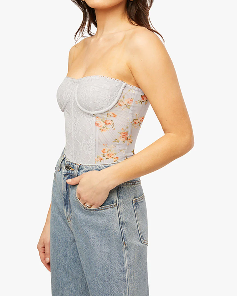 Lace Corset | Icelandic Blue - Image 6