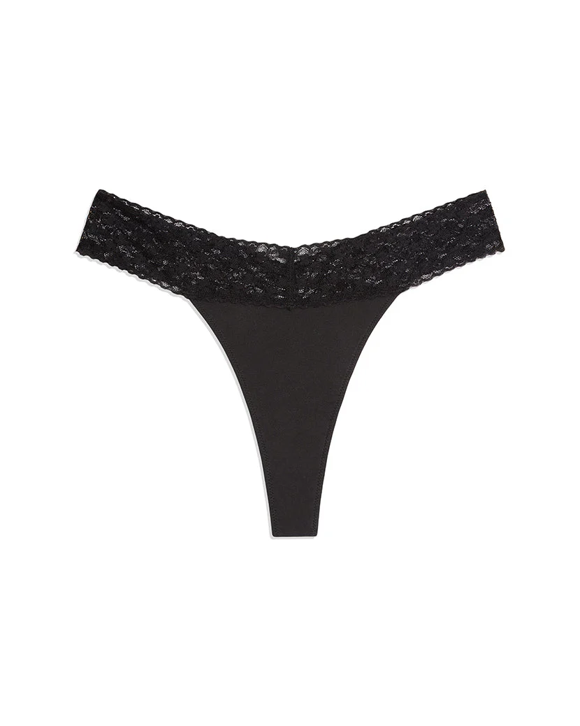 Lace Thong | Black (V1) - Image 3
