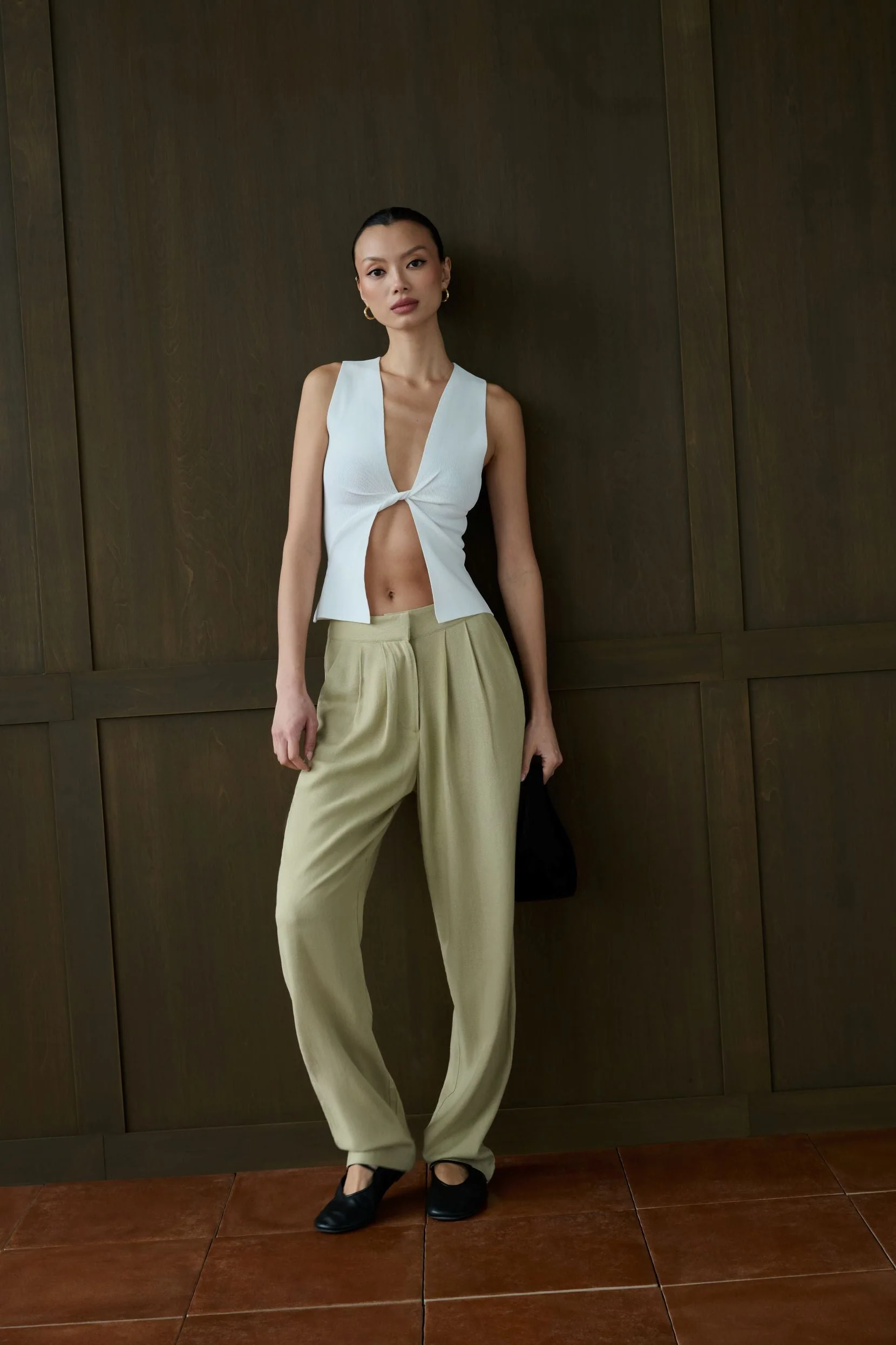 Linen Trouser | Oat - Image 3