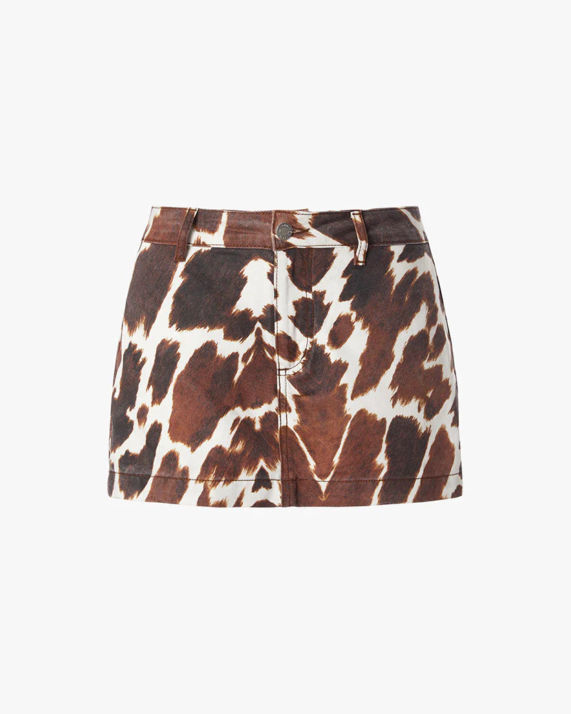 Low Rise Skort | Cowhide - Image 2