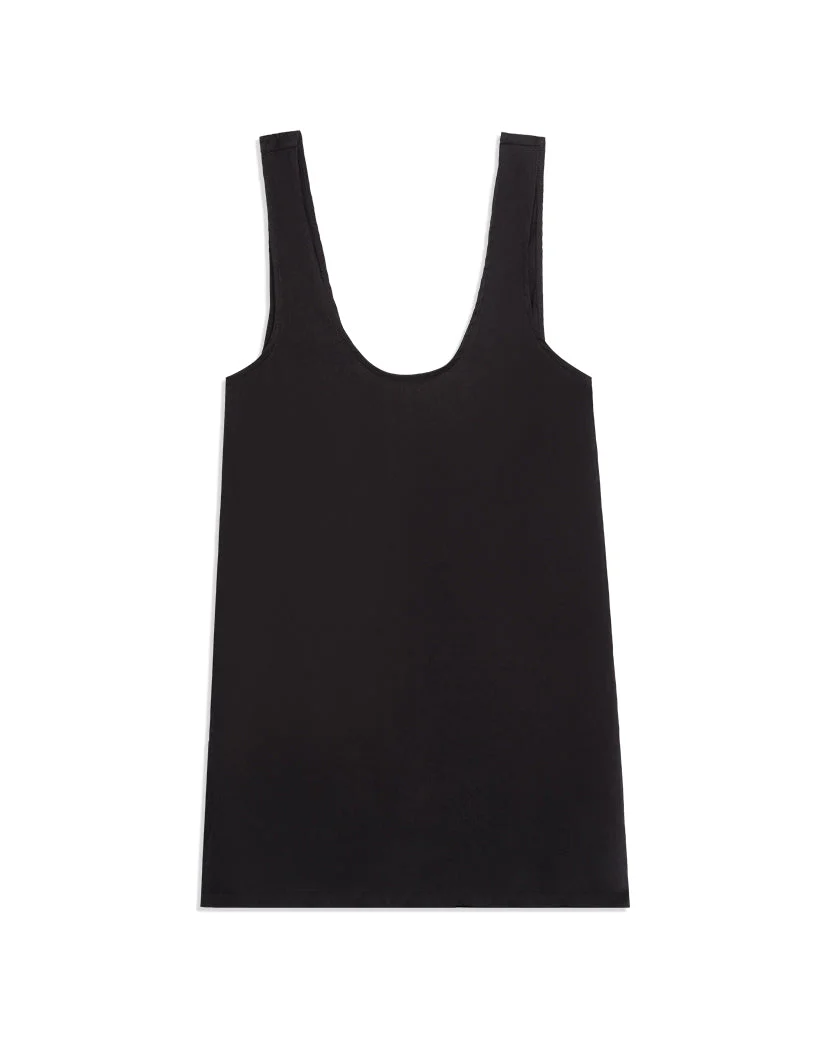 Mini Shift Linen Dress | Black - Image 3
