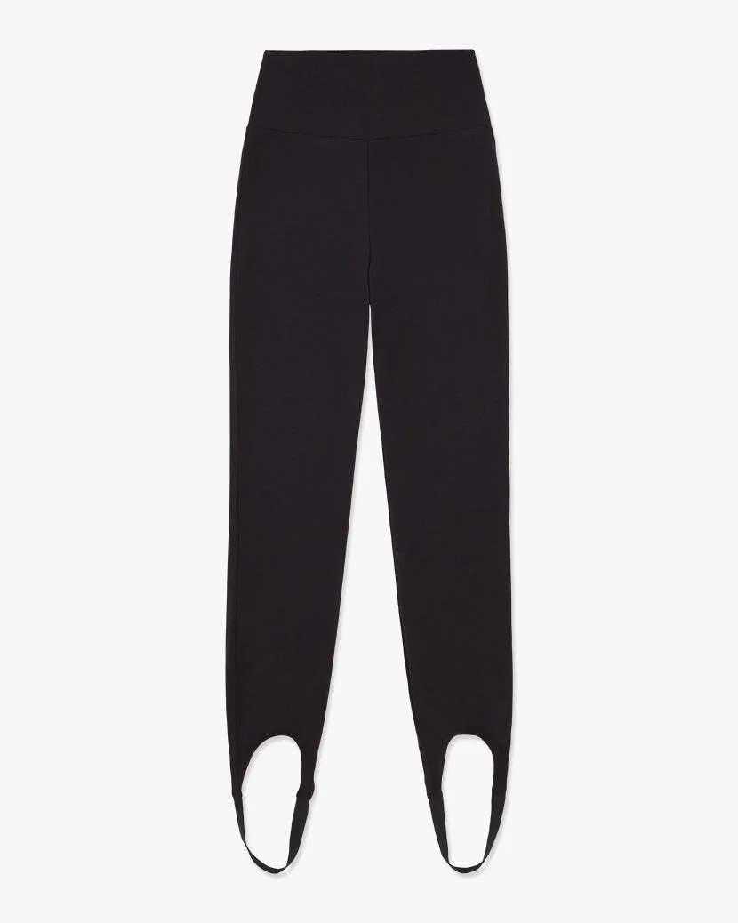 Modal Jersey Stirrup Legging | Black - Image 2