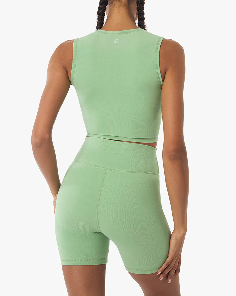Muscle Tank Cotton Jersey | Fair Green - Image 4