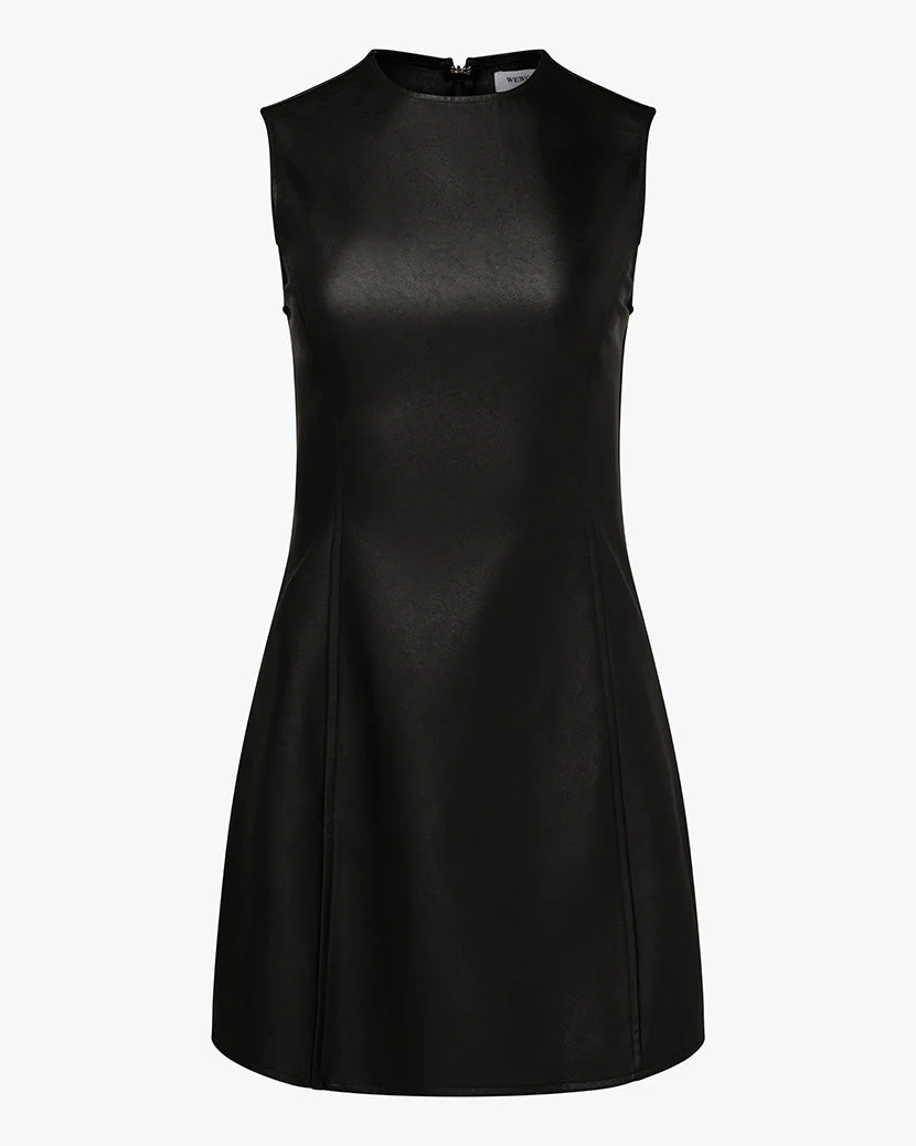 Muscle Tank Mini Dress | Black (V2) - Image 2