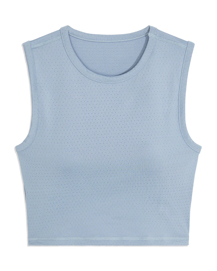 Muscle Tank Poly Jersey | Dusty Blue - Image 2