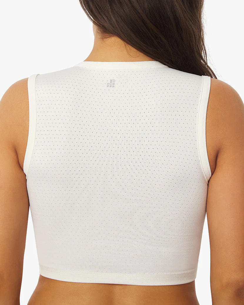 Muscle Tank Poly Jersey | Off White - Image 3