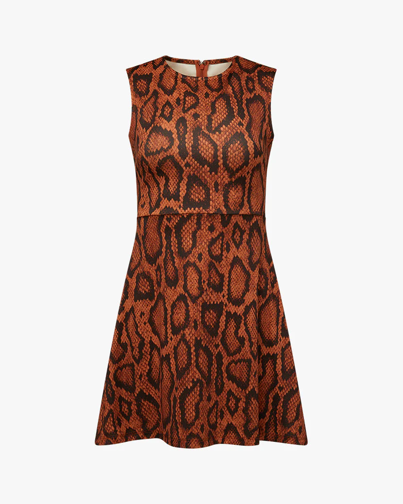 Muscle Tank Snake Print Mini Dress | Cider - Image 2