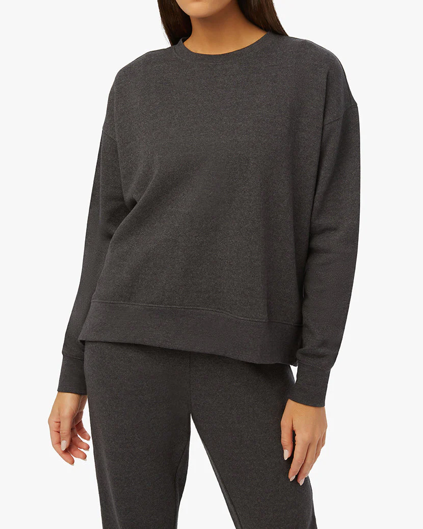 Oversized Crewneck | Dark Heather Grey - Image 3